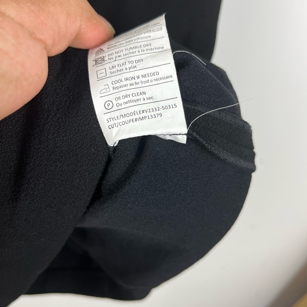 VINCE Black Midi dress Size S/P - Picture 4 of 8